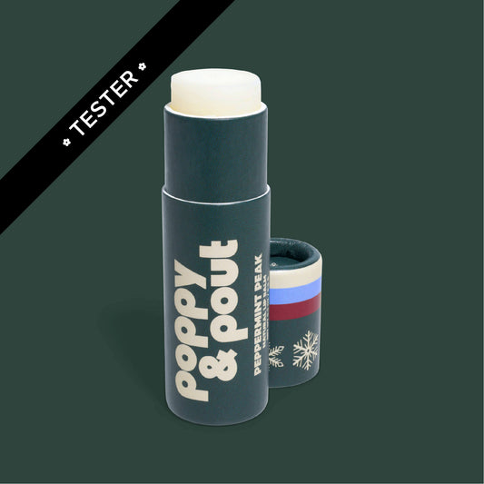 Tester, Lip Balm, Retro Ski, Peppermint Peak, Limited Edition