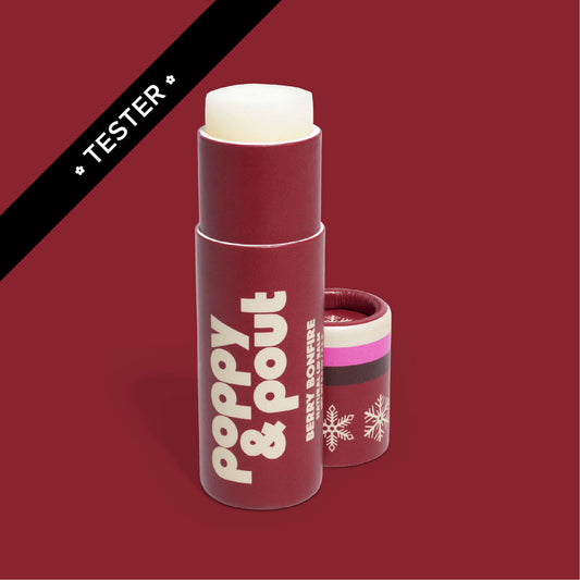 Tester, Lip Balm, Retro Ski, Berry Bonfire, Limited Edition