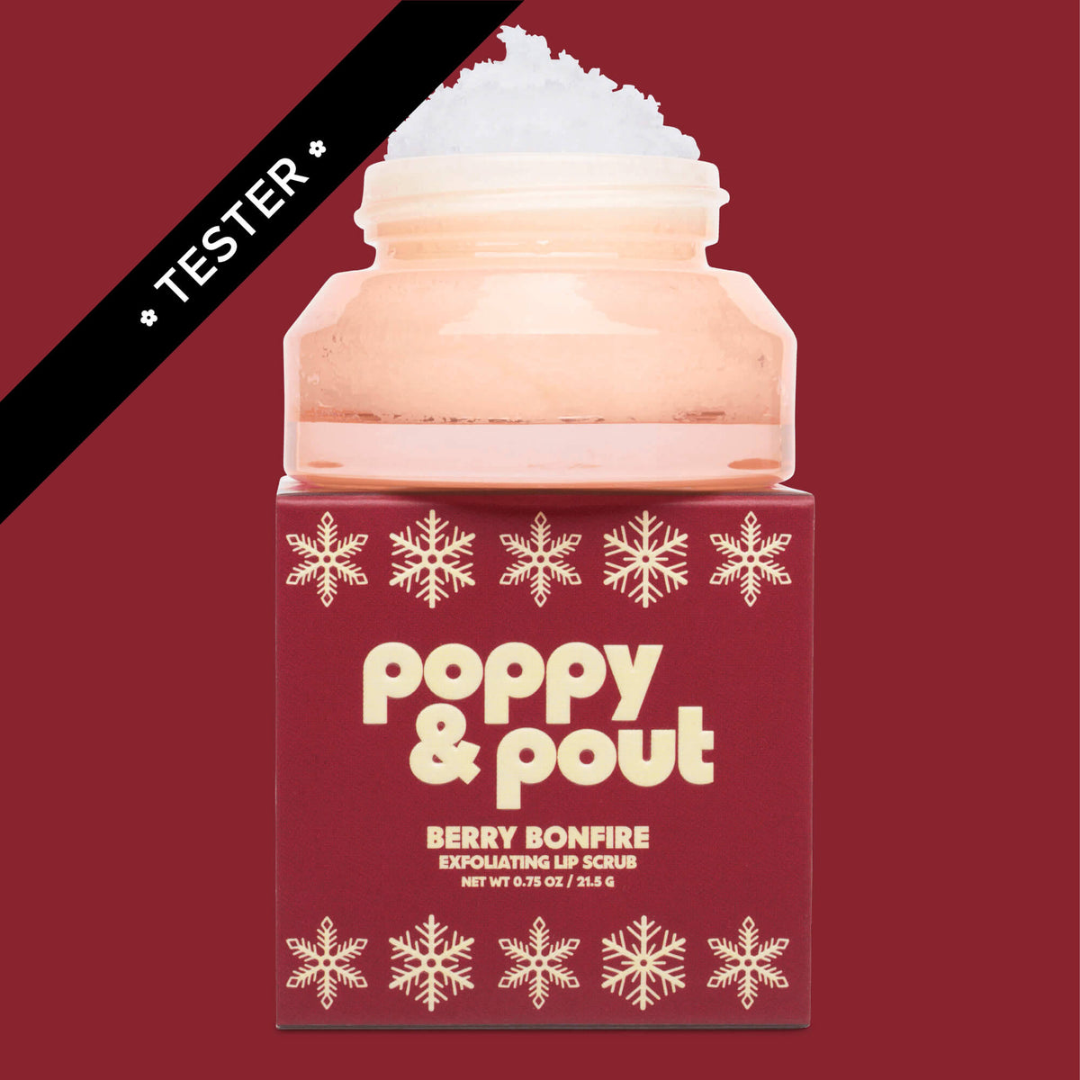 Tester, Lip Scrub, Retro Ski, Berry Bonfire, Limited Edition
