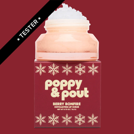 Tester, Lip Scrub, Retro Ski, Berry Bonfire, Limited Edition