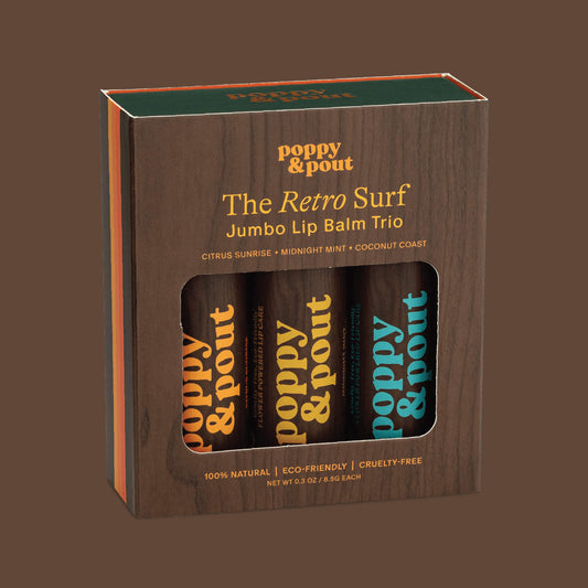 Gift Set, Lip Balm Trio, Retro Surf