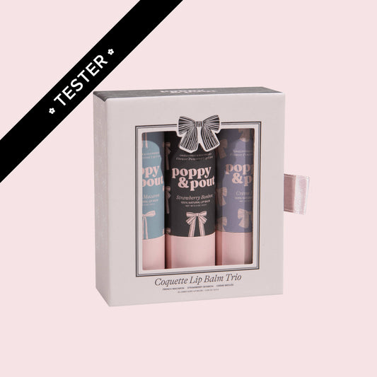 Tester, Gift Set, Lip Balm Trio, Coquette