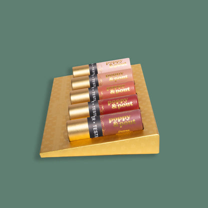 Tester Display, Fits 20-Tube Tray, Gold
