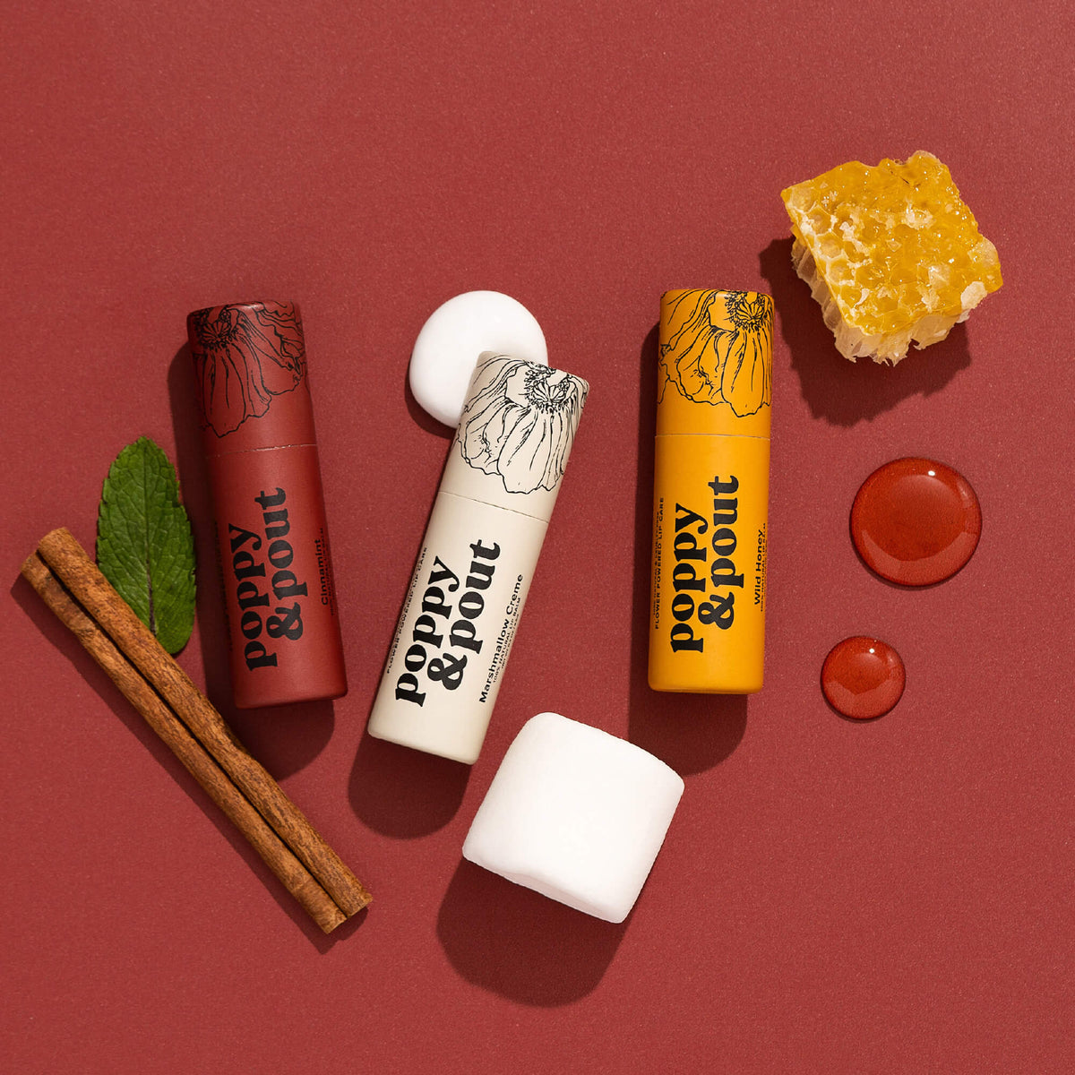 Gift Set, Lip Balm Trio, Warm & Toasty