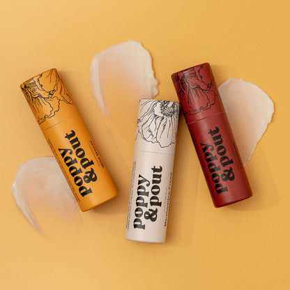 Gift Set, Lip Balm Trio, Warm & Toasty