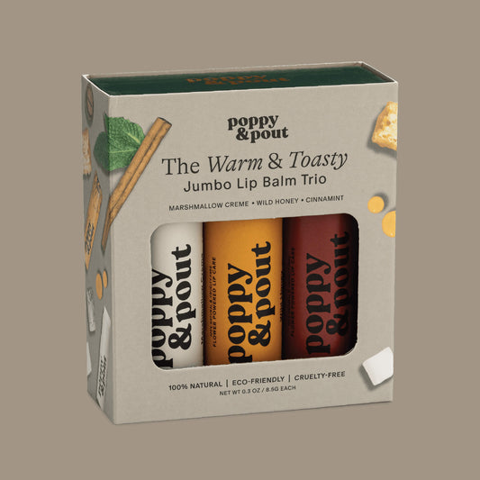 Gift Set, Lip Balm Trio, Warm & Toasty