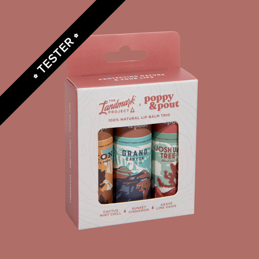 Tester, Gift Set, The Landmark Project, Lip Balm Trio, Desert