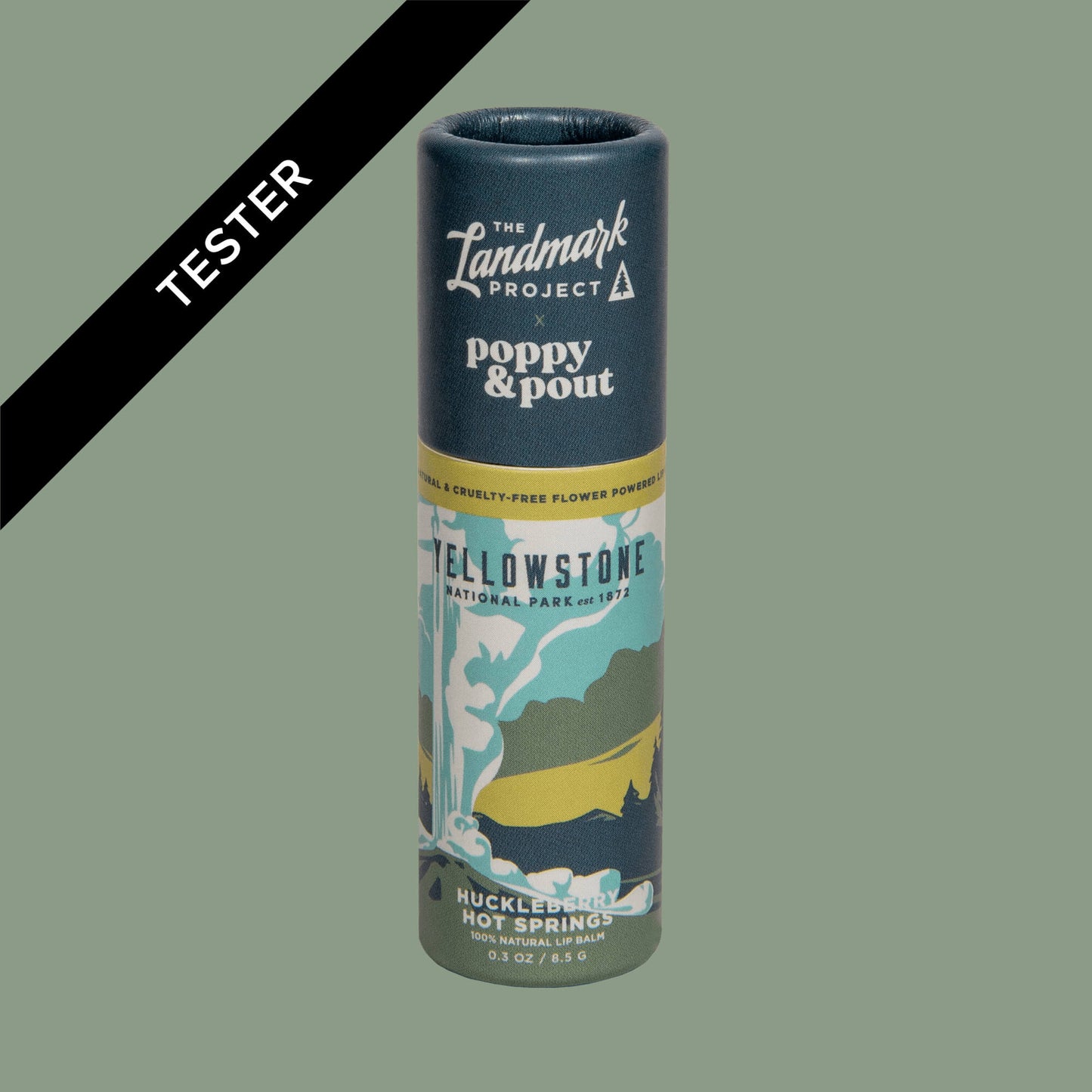 Tester, The Landmark Project, Lip Balm, Yellowstone Huckleberry Hot Springs