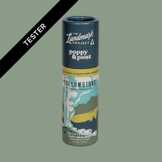 Tester, The Landmark Project, Lip Balm, Yellowstone Huckleberry Hot Springs