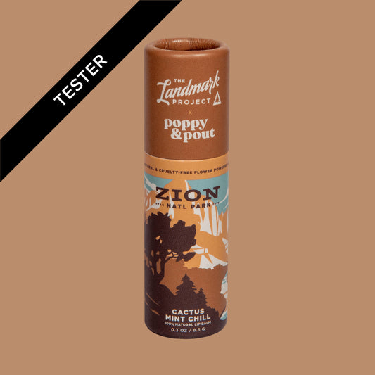 Tester, The Landmark Project, Lip Balm, Zion Cactus Mint Chill